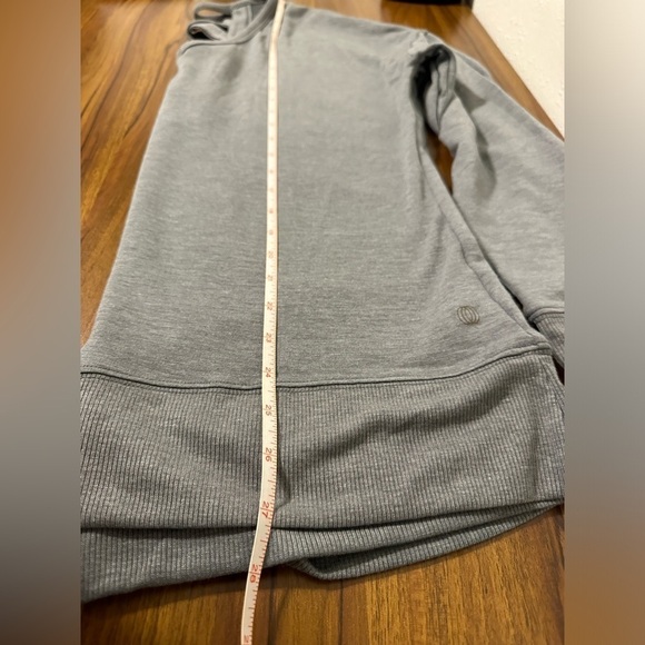 Women’s Balance Collection Lightweight Open Back Gray Sweater Long Sleeve L - Picture 3 of 10